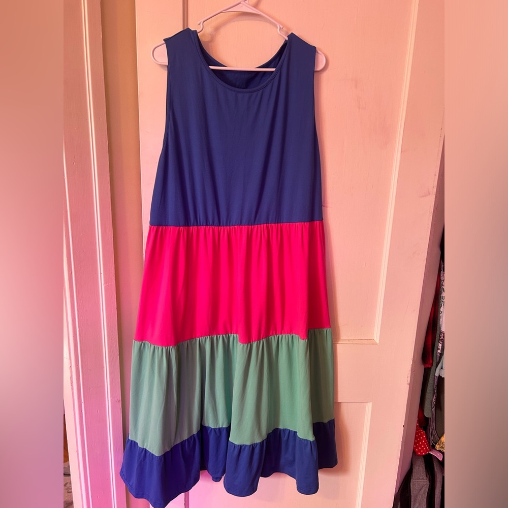 SHEIN color block super soft dress size 4xl
